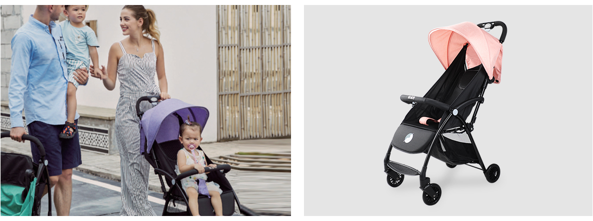 Boardable lightweight stroller A7