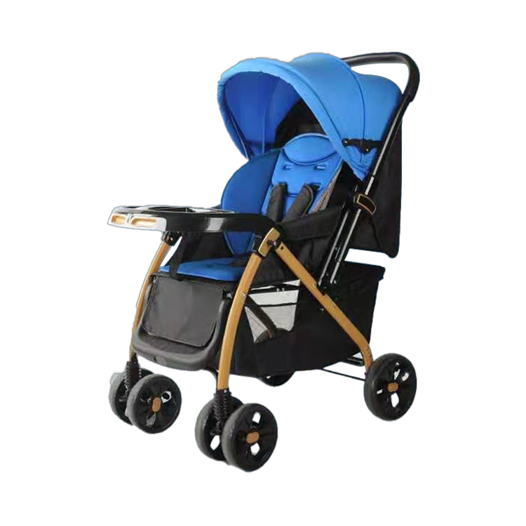 Two-way tray-trip stroller