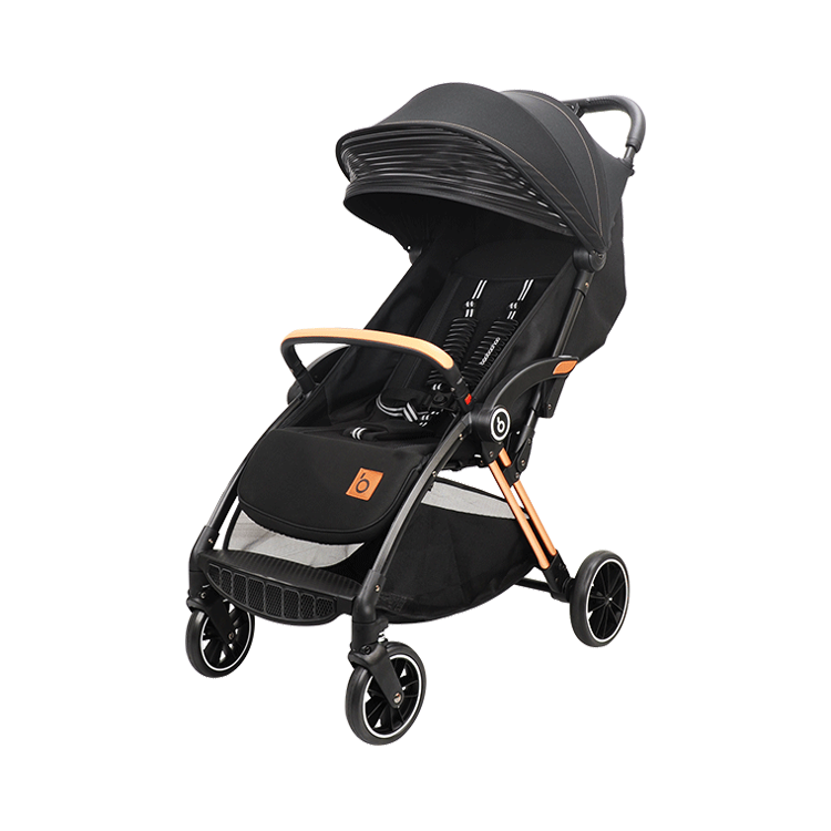 Gravity collection strong shock-absorbing travel stroller