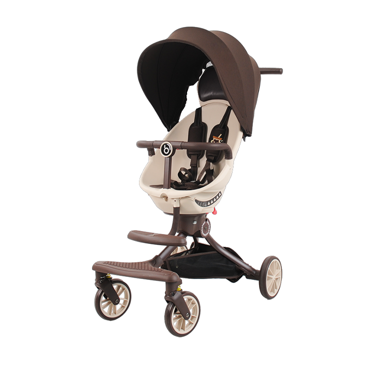 Bi-directional push half  lying light city egg-shaped  baby stroller