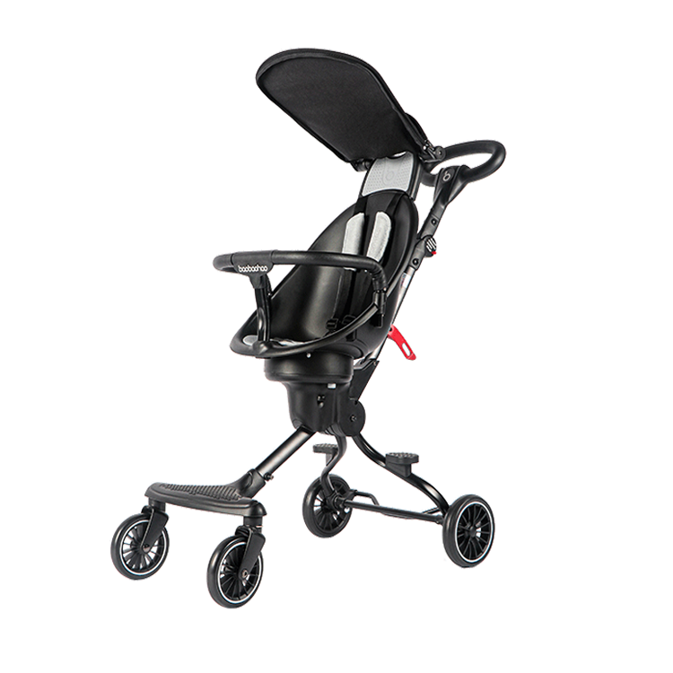 Two-way push city mini pocket lightweight egg-shaped cart